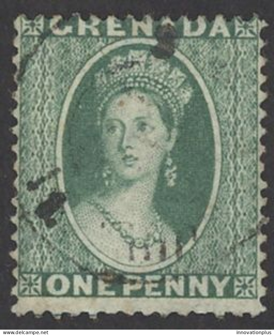 Grenada Sc# 7A Used (a) Perf 14 1875 1p Queen Victoria - Grenada (...-1974)