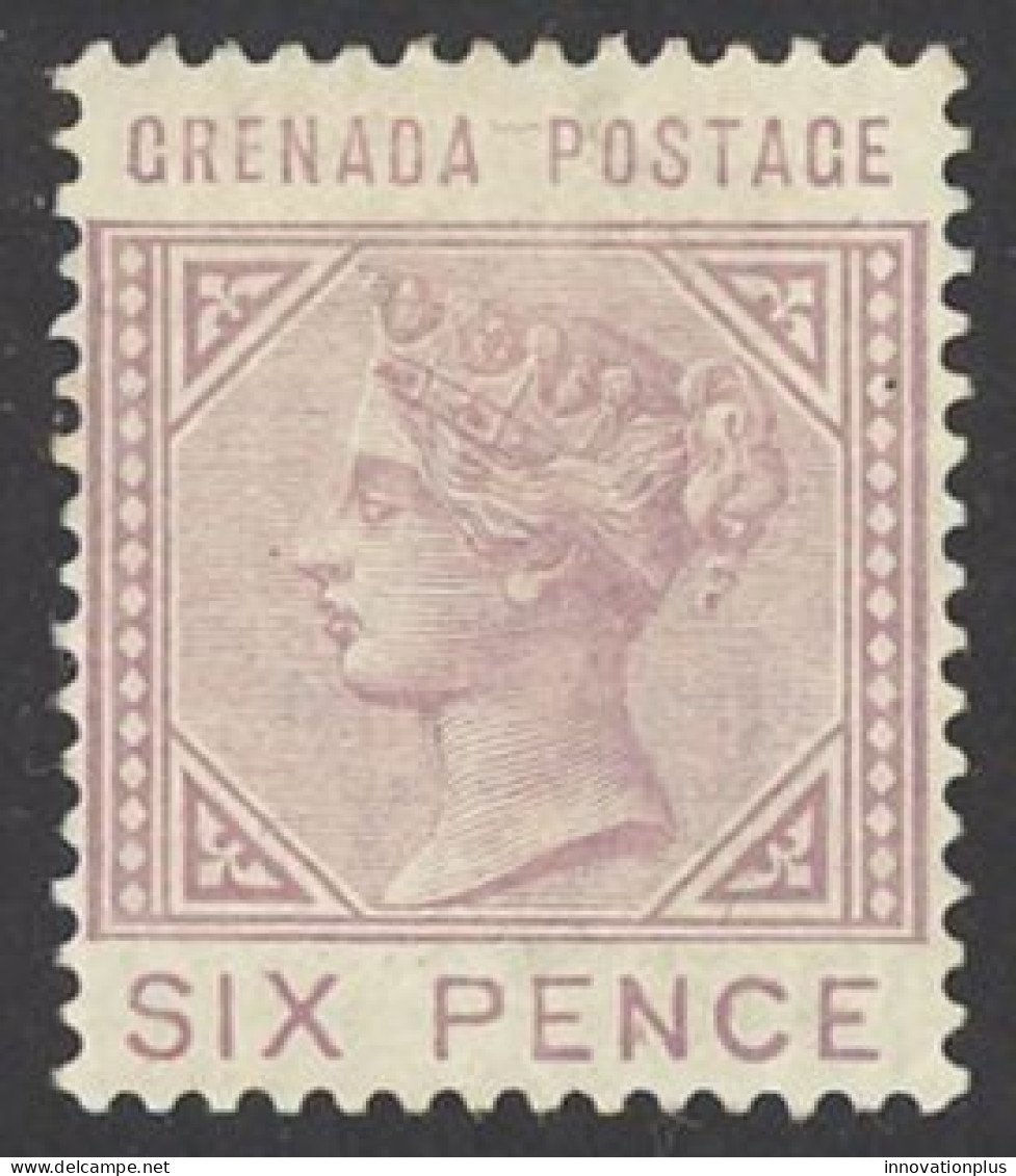 Grenada Sc# 24 MH (b) 1883 6p Queen Victoria - Grenada (...-1974)