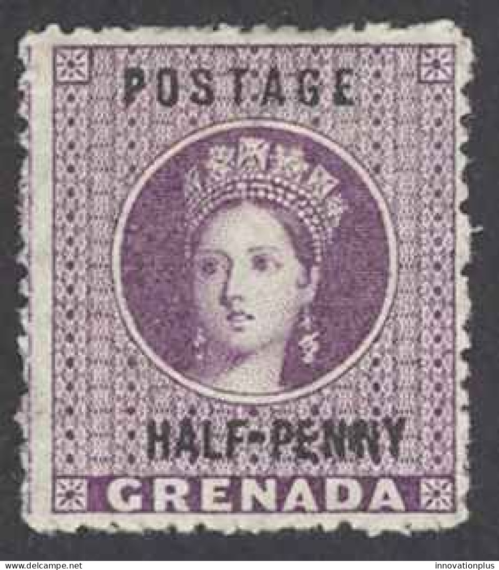 Grenada Sc# 8 MH (a) 1881 1/2p Purple Queen Victoria - Grenade (...-1974)