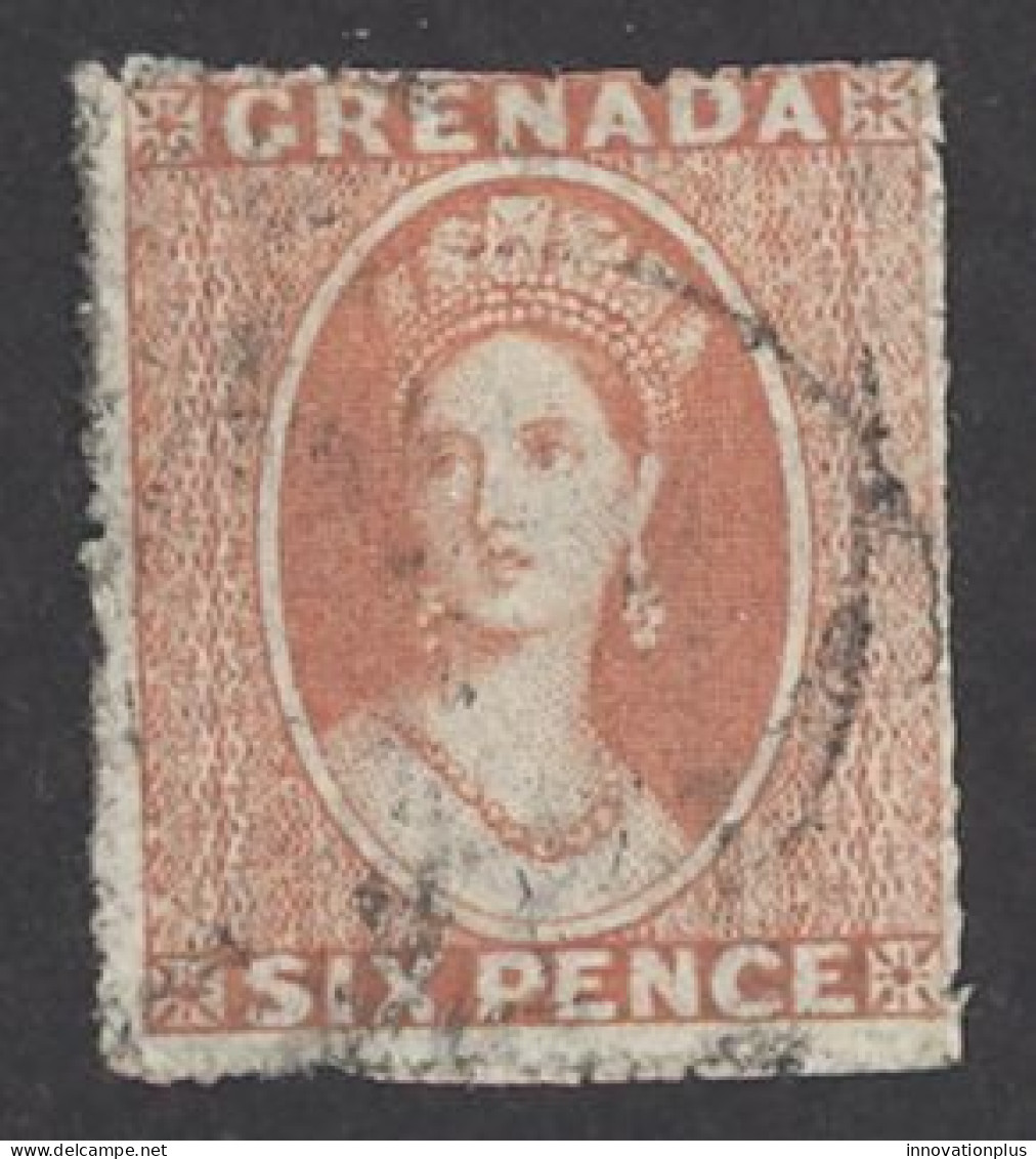 Grenada Sc# 5 Used 1871 6p Queen Victoria - Granada (...-1974)