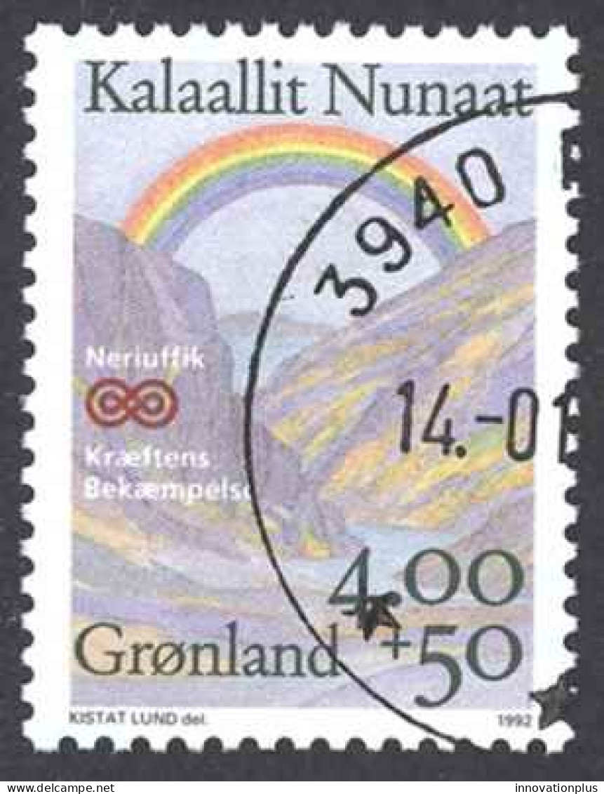 Greenland Sc# B16 Used 1992 4k+50o Cancer Research In Greenland - Used Stamps