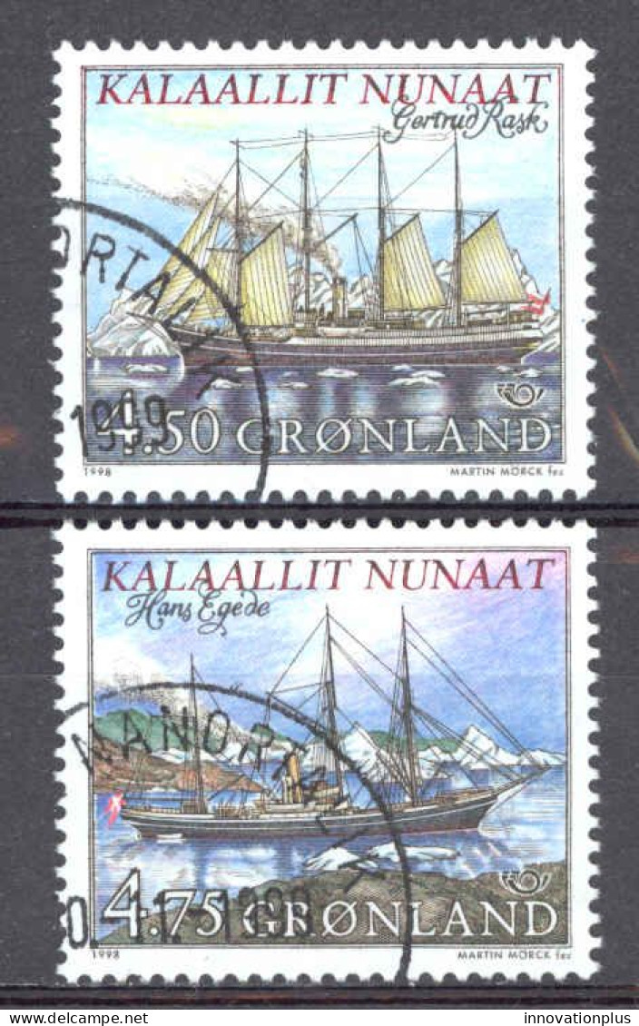 Greenland Sc# 338-339 Used 1998 Ships - Usati