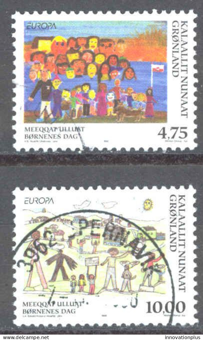 Greenland Sc# 336-337 Used 1998 Europa - Usados