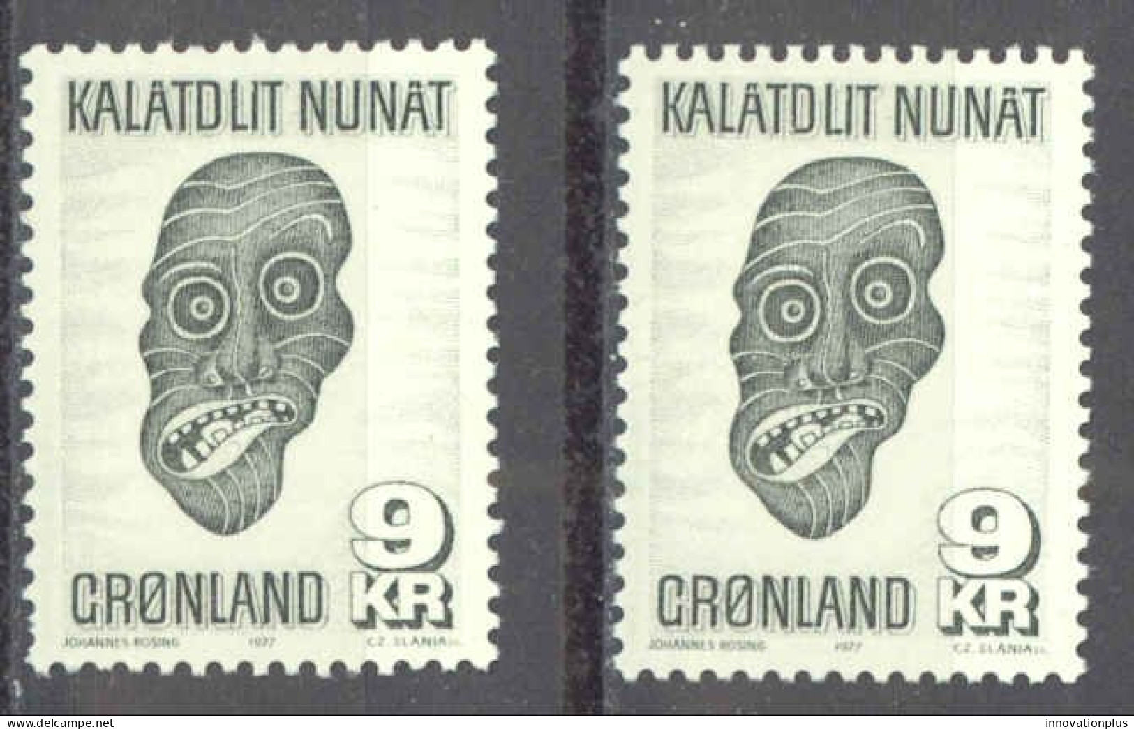 Greenland Sc# 105 MNH Lot/2 1977-1980 Inuit Art - Neufs