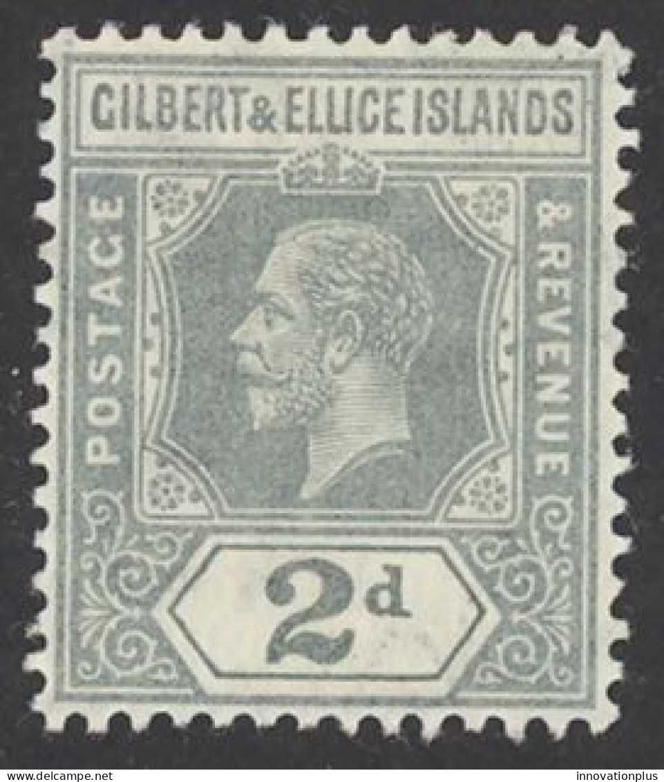 Gilbert & Ellice Islands Sc# 16 MH 1916 2p King George V - Gilbert- En Ellice-eilanden (...-1979)