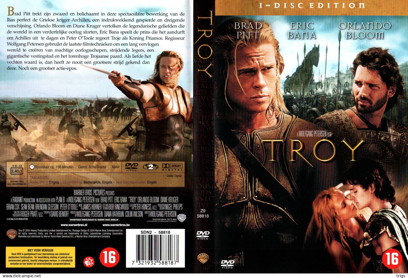 DVD - Troy - Drame