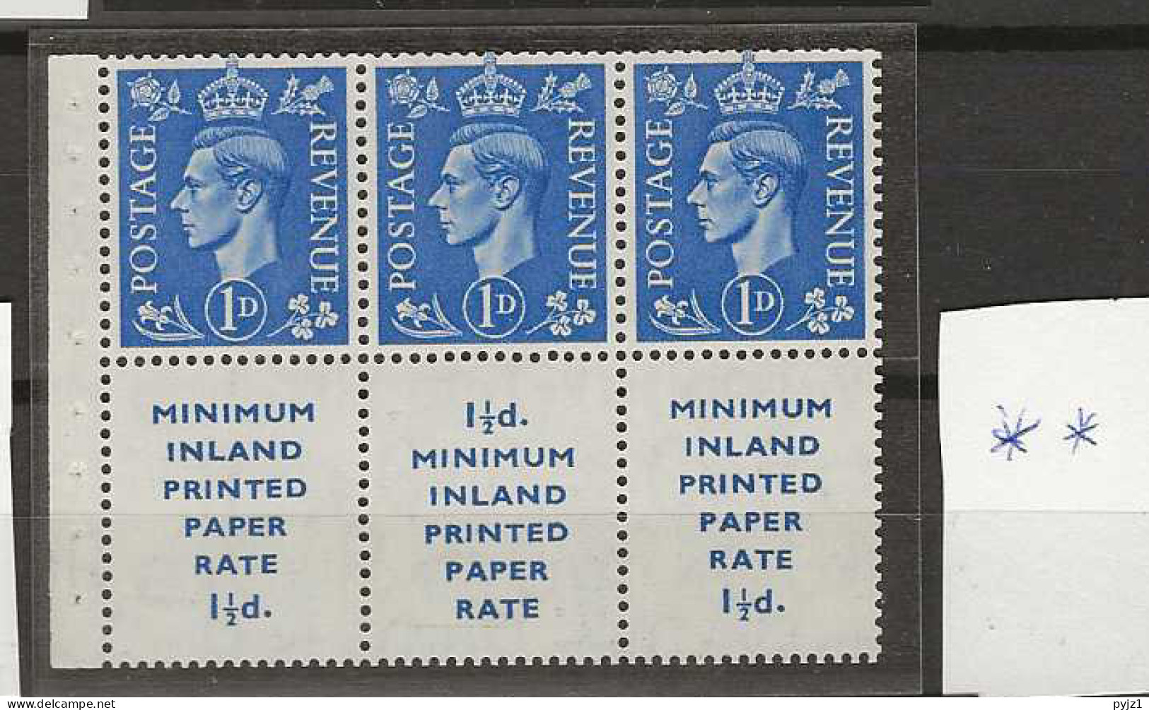 1950 MNH Great Britain SG 504d - Nuevos