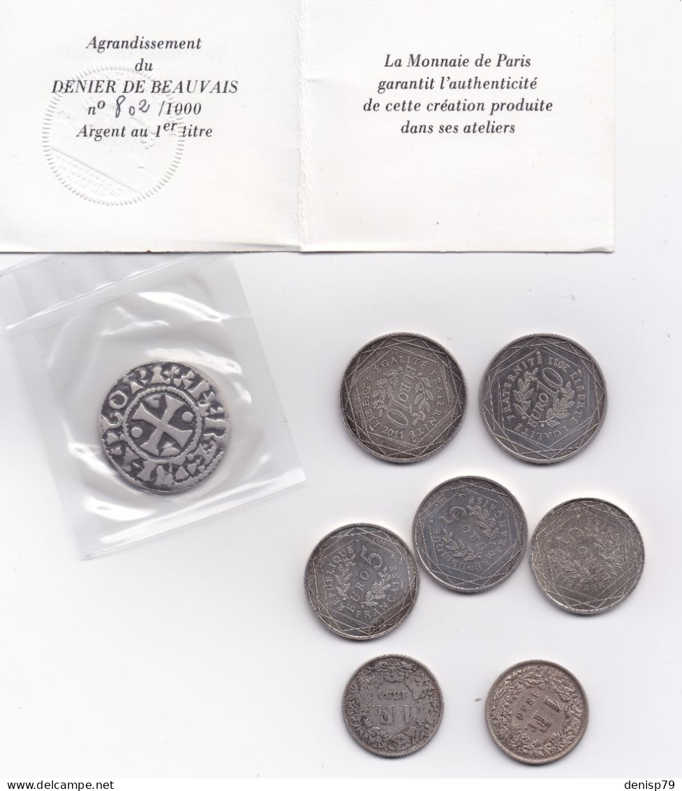 Lot Monnaie France Argent - Collections & Lots