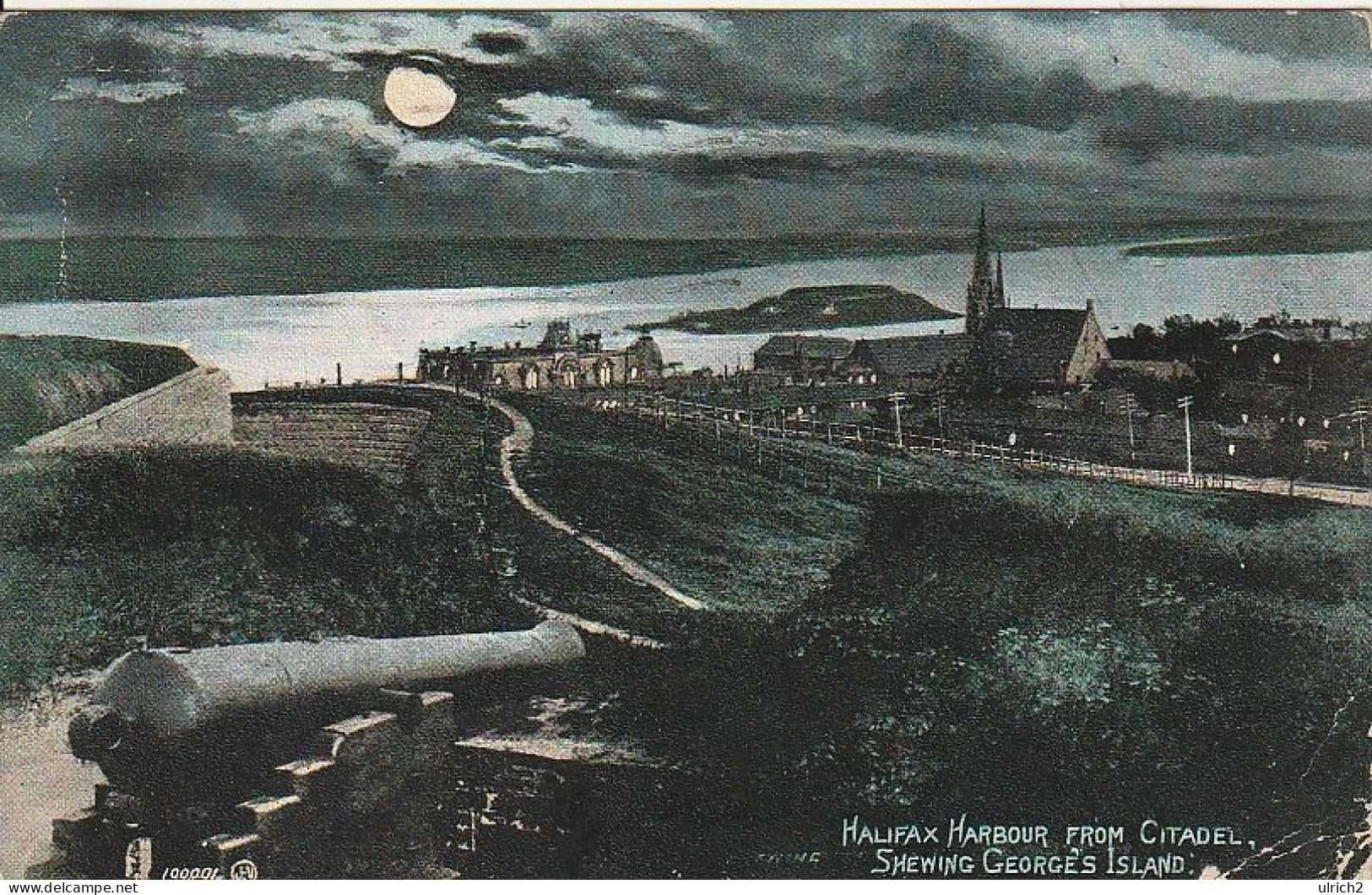 AK Halifax Harbour From Citadel Shewing George's Island - 1907  (66446) - Halifax