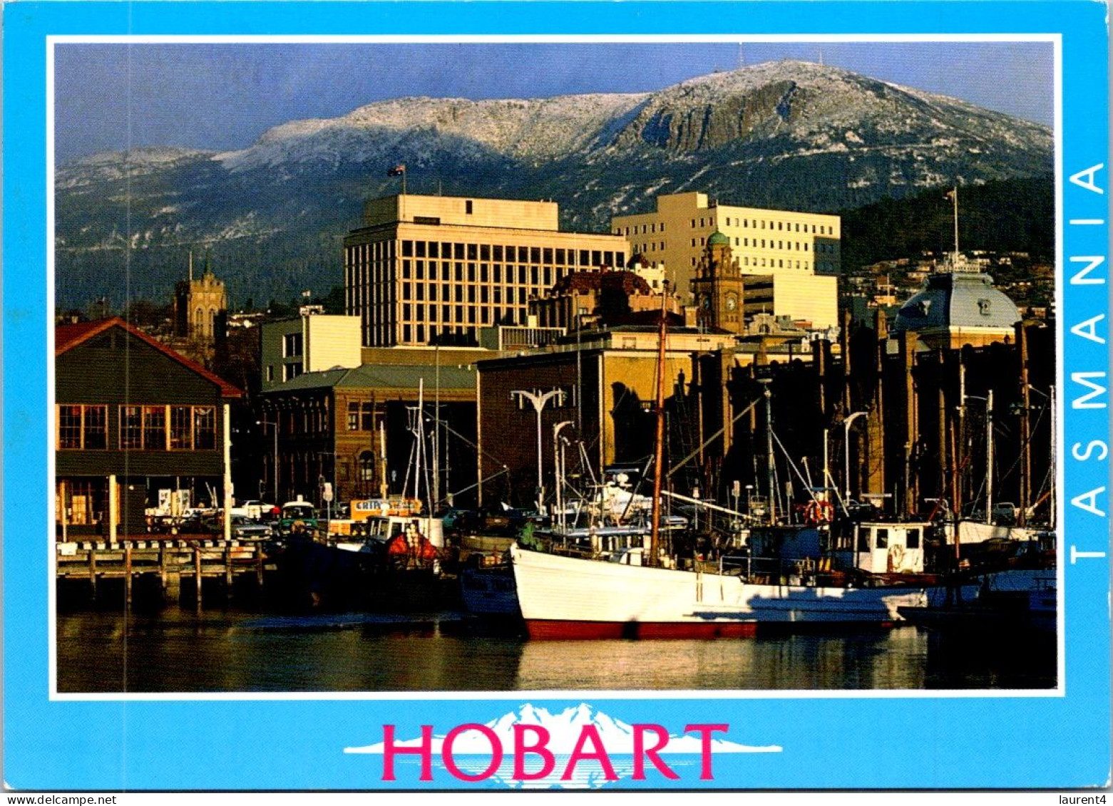 10-12-2023 (1 W 46) Australia - TAS - Hobart (port & Ships)  (posted With Human Rights Stamp) - Hobart