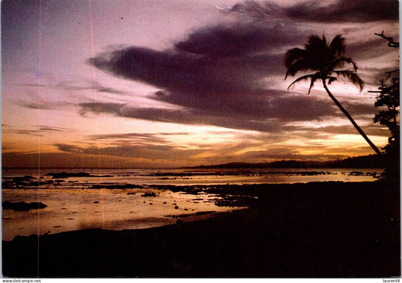 10-12-2023 (1 W 47) Coral Coast In Fiji (1990) Sunset - Fiji