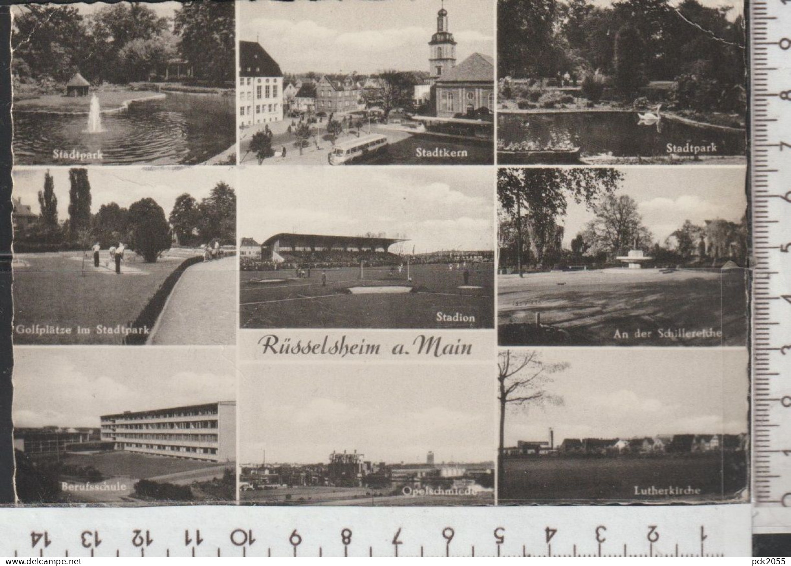 Rüsselsheim Am Main, Mehrbildkarte - Gelaufen ( AK 4293 )  Günstige Versandkosten - Ruesselsheim