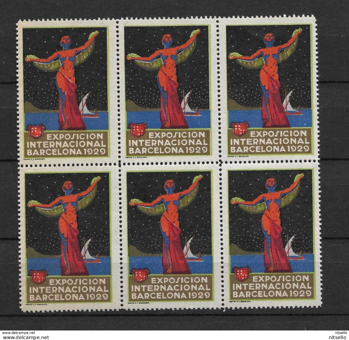 LOTE 1195 A  ///   (C020) BARCELONA EXPOSICION INTERNACIONAL 1929 **MNH     *** MUY RAROS ****** - Barcelona