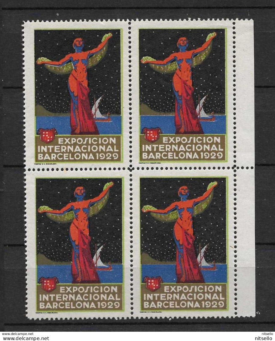 LOTE 1195 A  ///   (C020) BARCELONA EXPOSICION INTERNACIONAL 1929 **MNH     *** MUY RAROS ****** - Barcellona