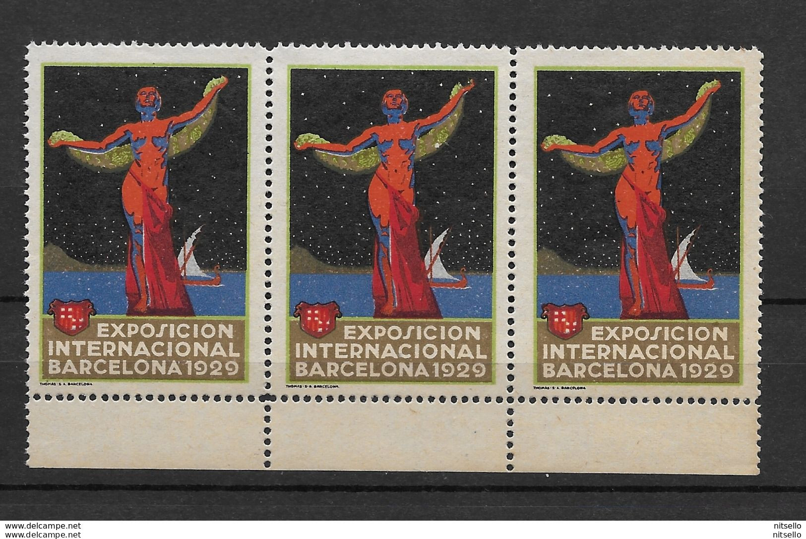 LOTE 1195 A  ///   (C020) BARCELONA EXPOSICION INTERNACIONAL 1929 **MNH     *** MUY RAROS ****** - Barcelona