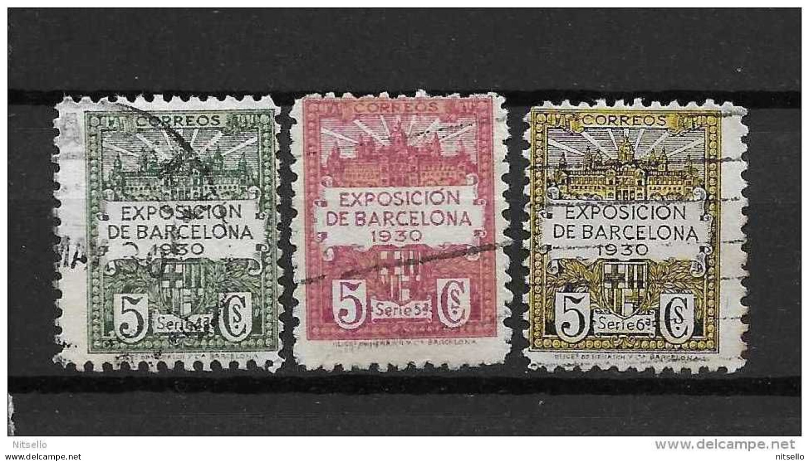 LOTE 1195 B   ///  BARCELONA   EDIFIL Nº: 4/6 - Barcellona