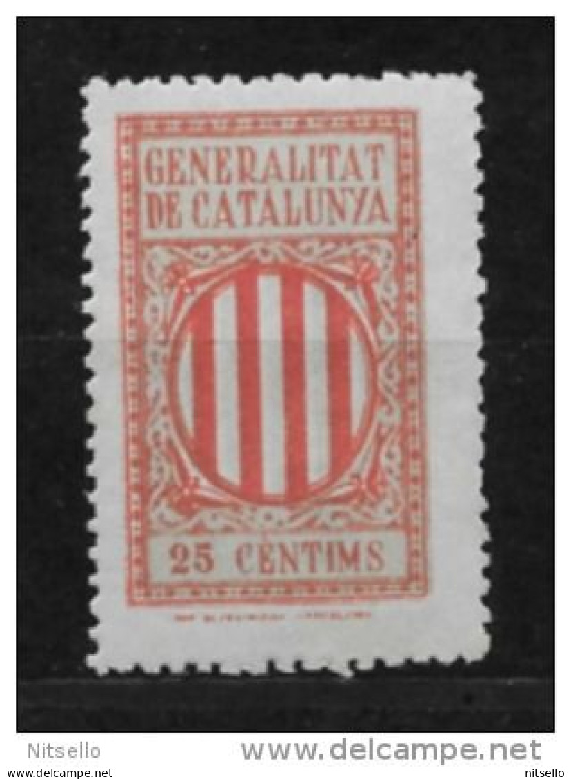 LOTE 1195 B   ///   GENERALITAT DE CATALUNYA  25 CTOS ** MNH - Barcelona