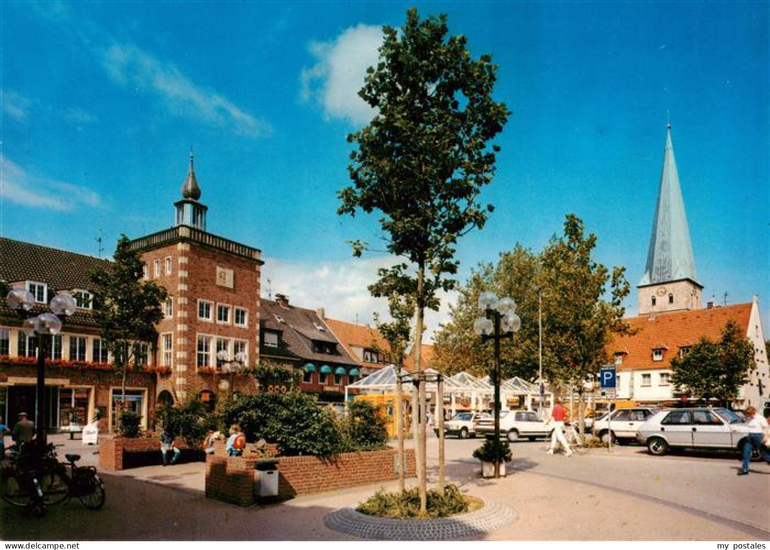 73900645 Borken Westfalen Altes Rathaus Und St Remigius Kirche Borken Westfalen - Borken