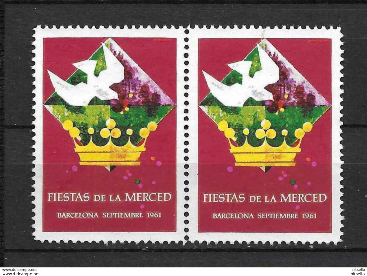 LOTE 1195 D  ///  BARCELONA FIESTAS DE LA MERCED 1961 - Barcelona