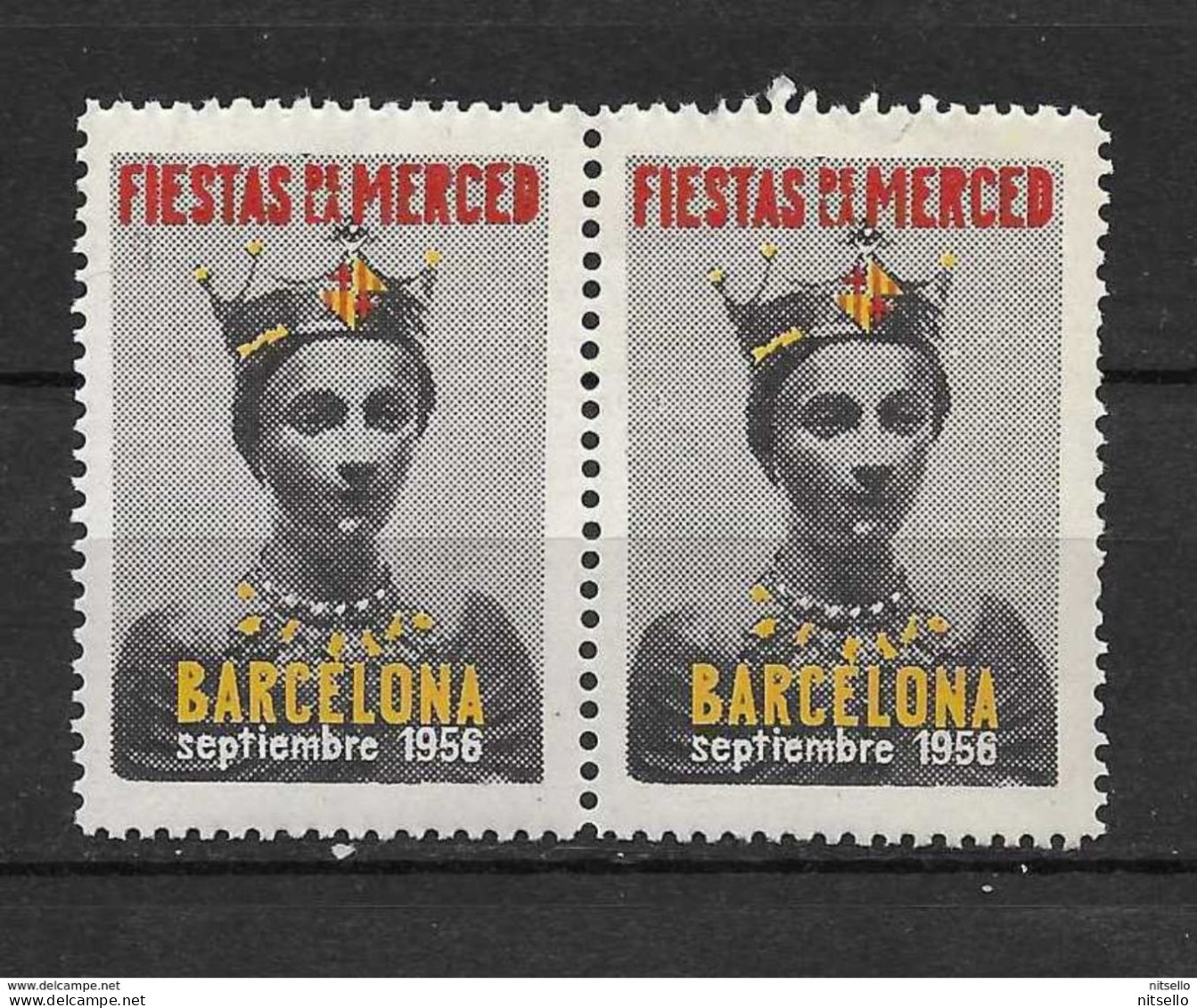 LOTE 1195 D  ///   BARCELONA FIESTAS DE LA MERCED 1956 - Barcelone