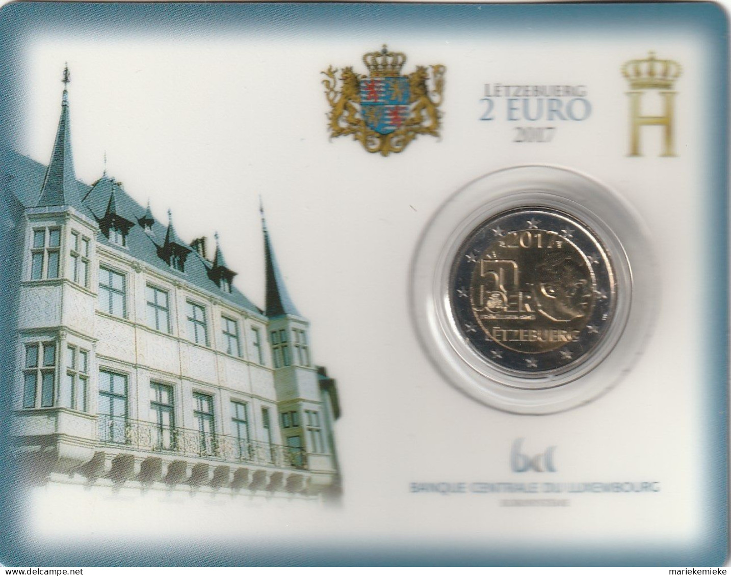 LUXEMBURG 2017 COINCARD 2€   /  LUXEMBOURG 2017 CARTE PIÈCE DE MONNAIE 2€ / LUXEMBOURG 2017 COINCARD 2€ - Luxembourg