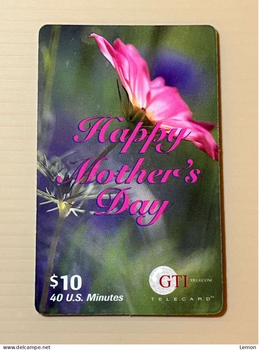 Mint USA UNITED STATES America Prepaid Telecard Phonecard, Happy Mother’s Day, Set Of 1 Mint Card - Collections