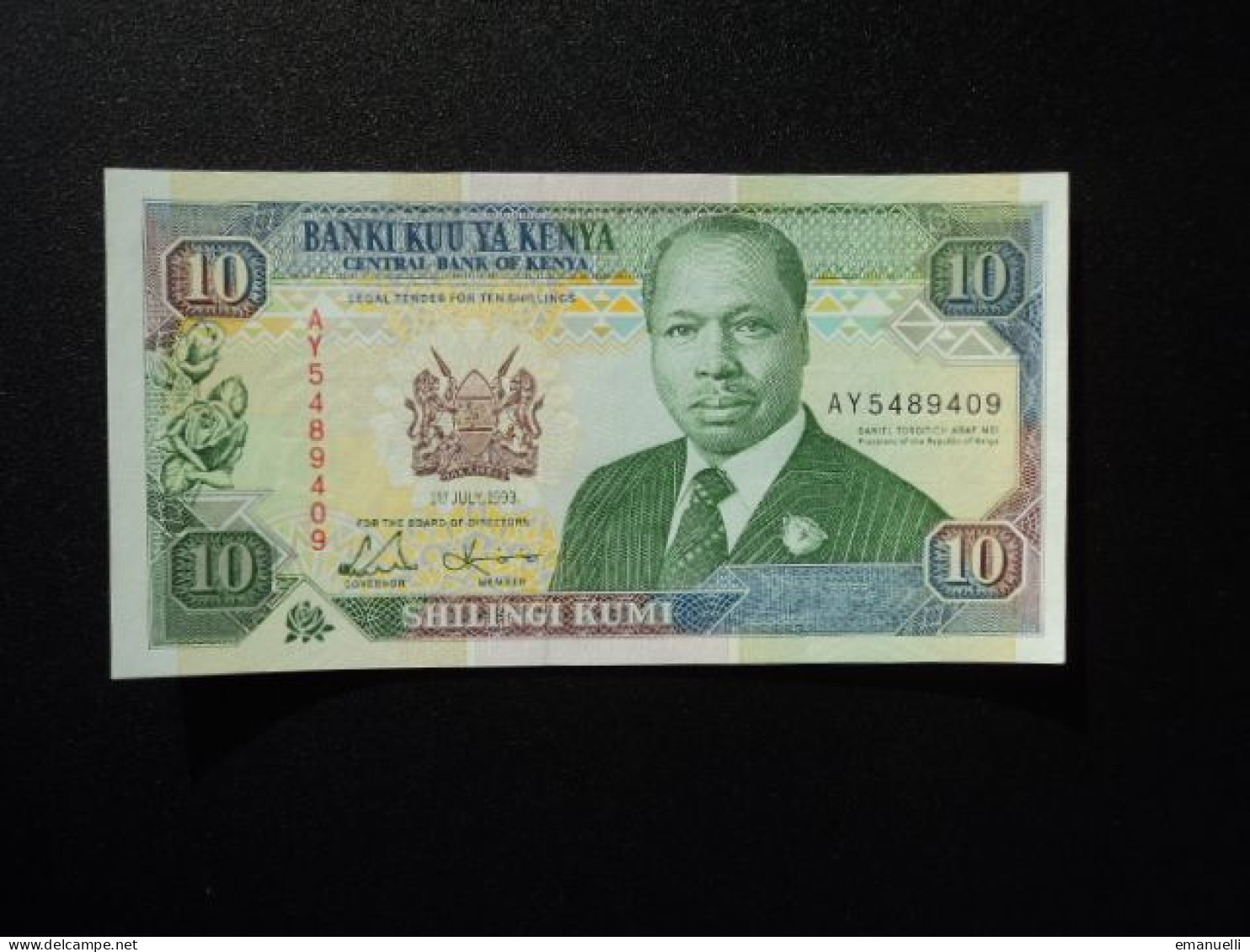 KENYA * : 10 SHILLINGS   1.7.1993    P 24e     NEUF - Kenya