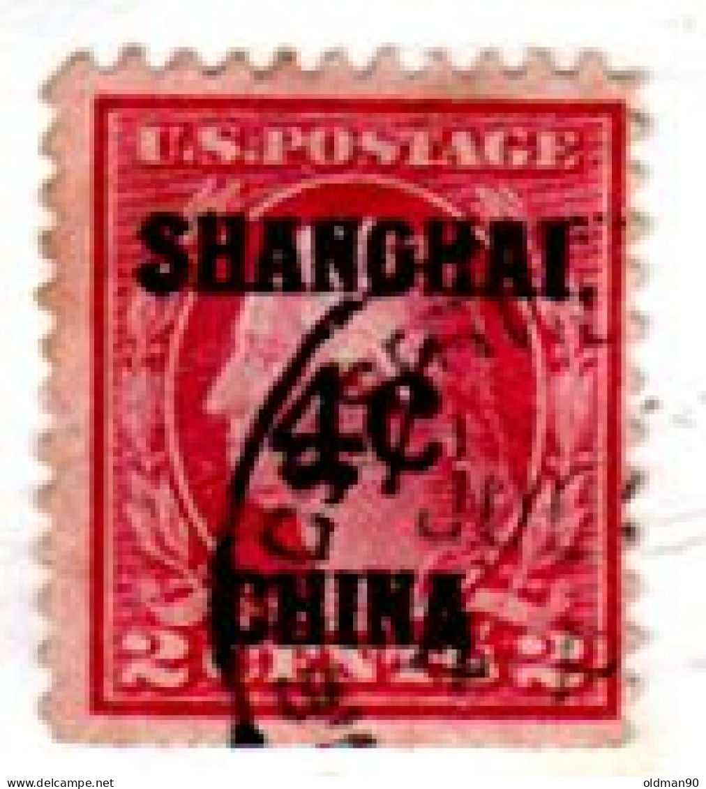 DB-253- U.S.A.- Valori Soprastampati Per L'ufficio Postale Di  SHANGHAI (o) Used. - Altri & Non Classificati