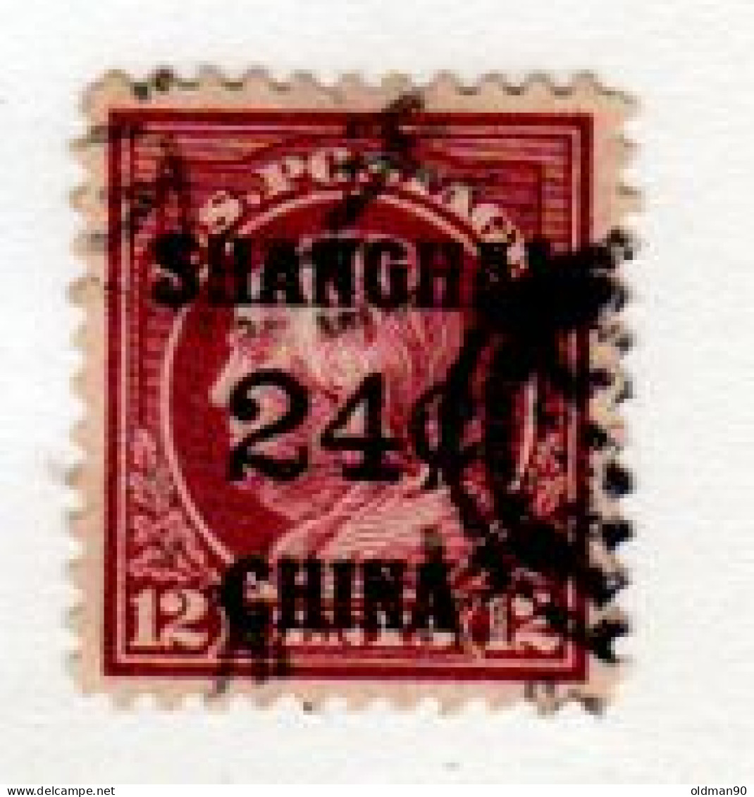 DB-254- U.S.A.- Valori Soprastampati Per L'ufficio Postale Di  SHANGHAI (o) Used. - Andere & Zonder Classificatie