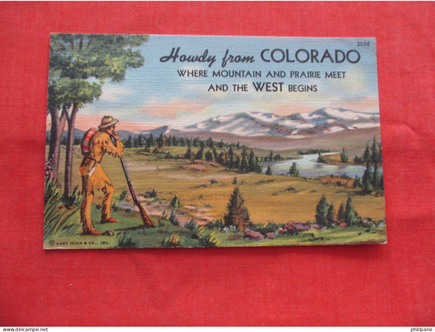 Howdy From - Colorado >  Where Mountain & Prarie Meet   Ref 6268 - Autres & Non Classés