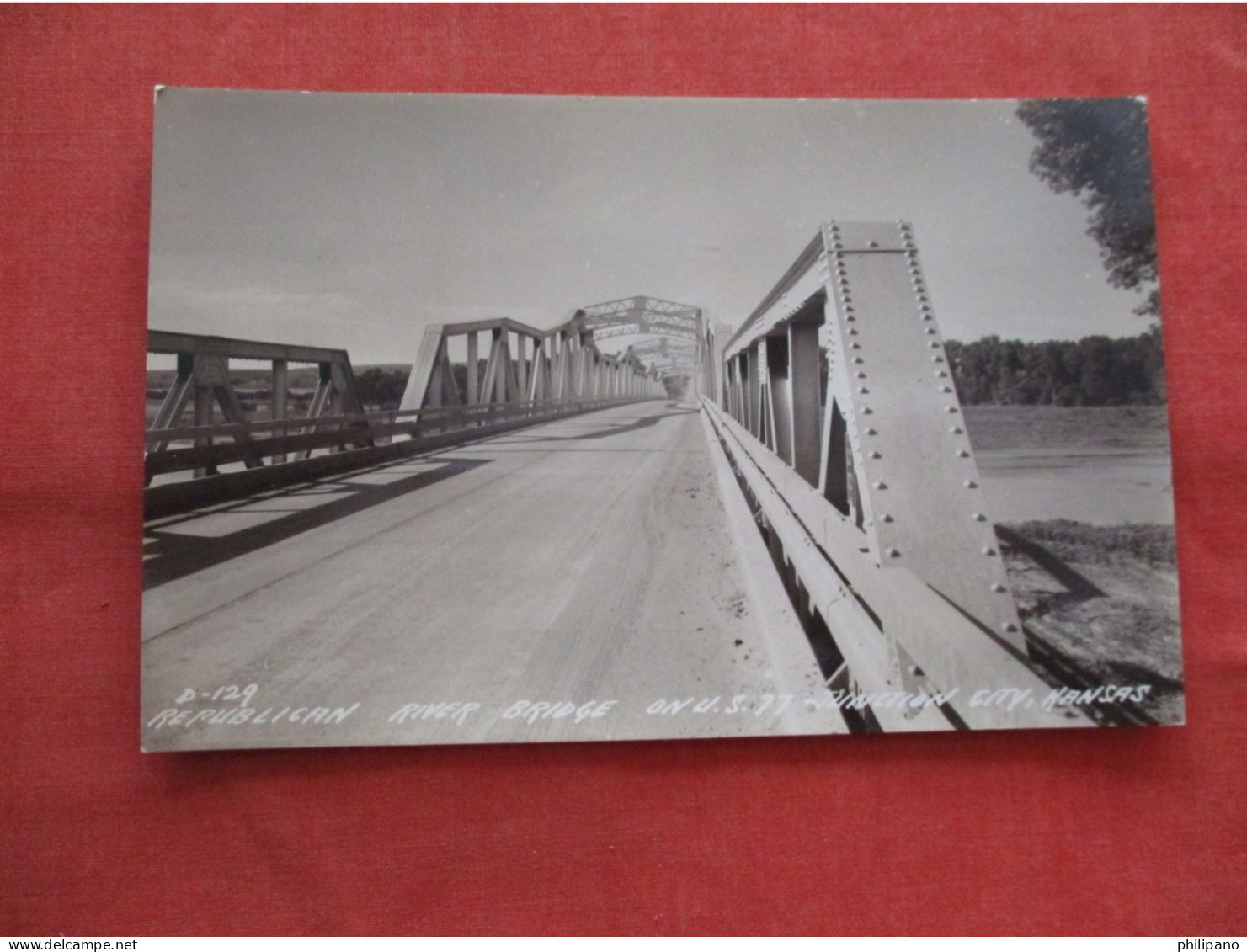 RPPC. Republican River Bridge Junction City KS    Ref 6268 - Autres & Non Classés