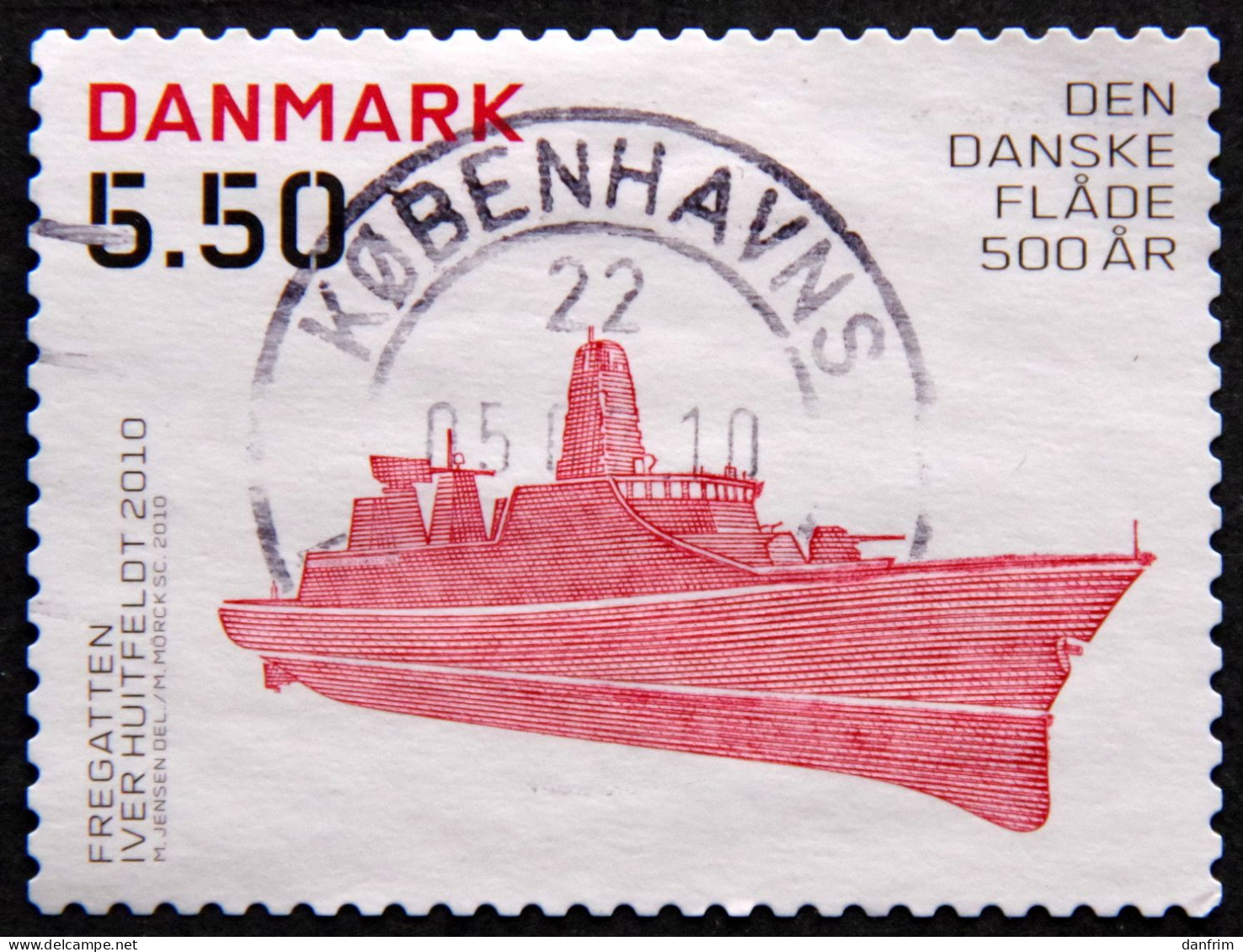 Denmark 2010 MInr.1584A  (O)   Marine ( Lot B 2237 ) - Oblitérés