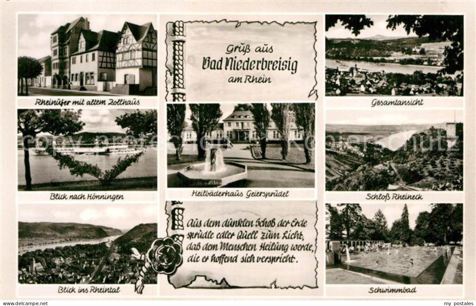 42998536 Bad Niederbreisig Schloss Rheineck Hoenningen Zollhaus Bad Niederbreisi - Bad Breisig