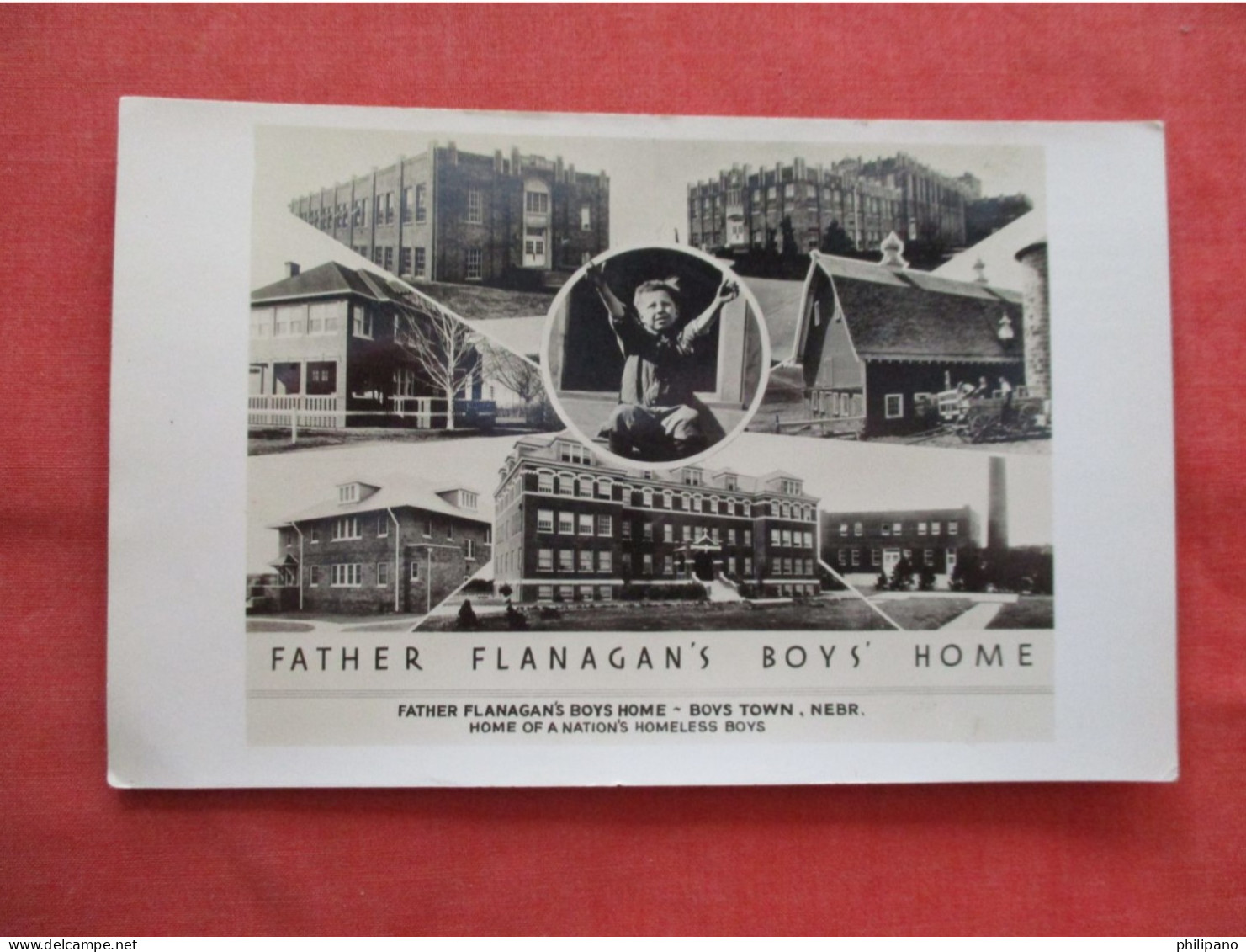 RPPC.   Father Flanagan's  Boys Home Boys Town Nebraska  Ref 6268 - Autres & Non Classés