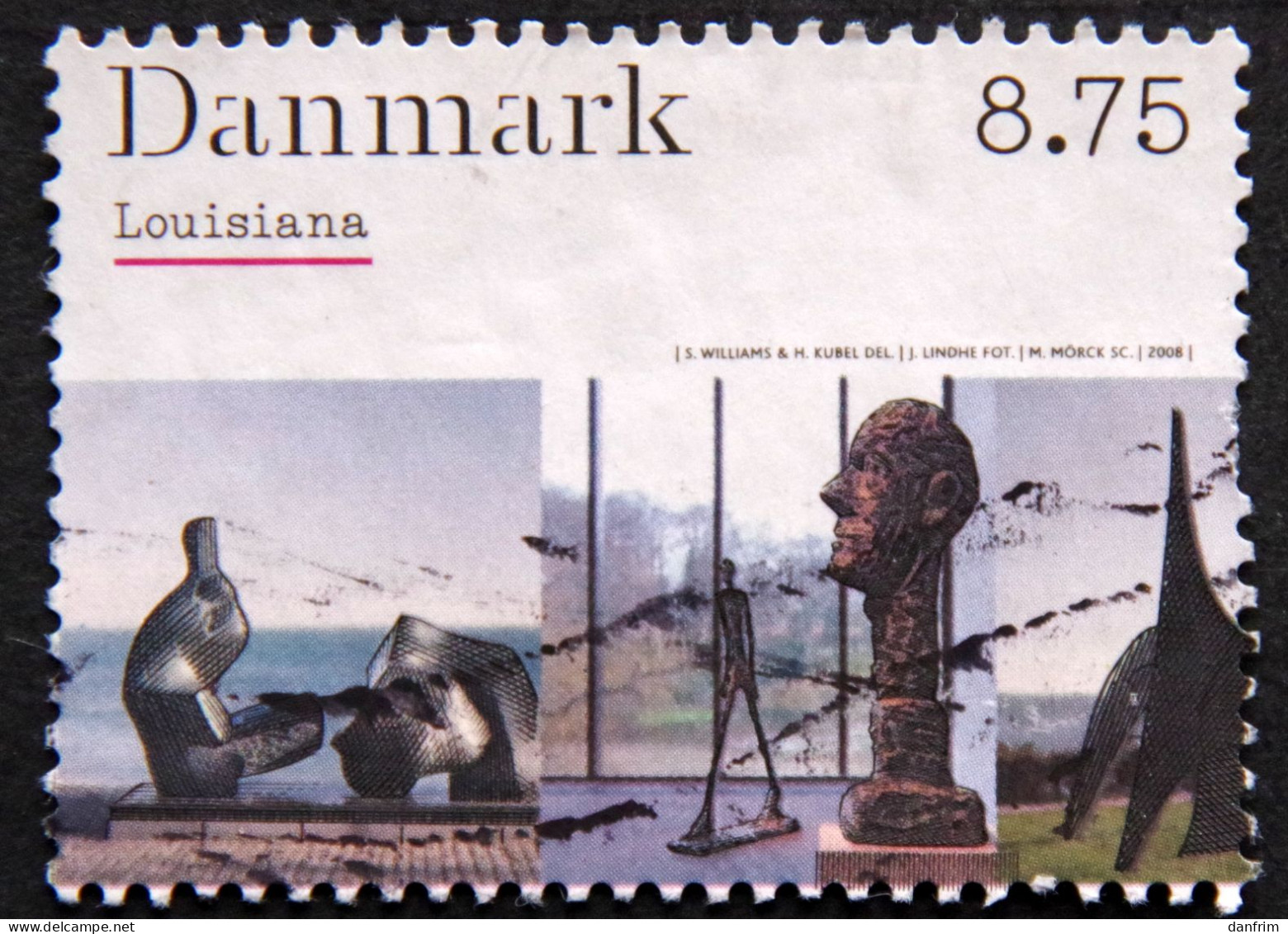 Denmark 2008   Minr.1499  (O)  Louisiana Art Museum.  ( Lot B 2256) - Gebraucht