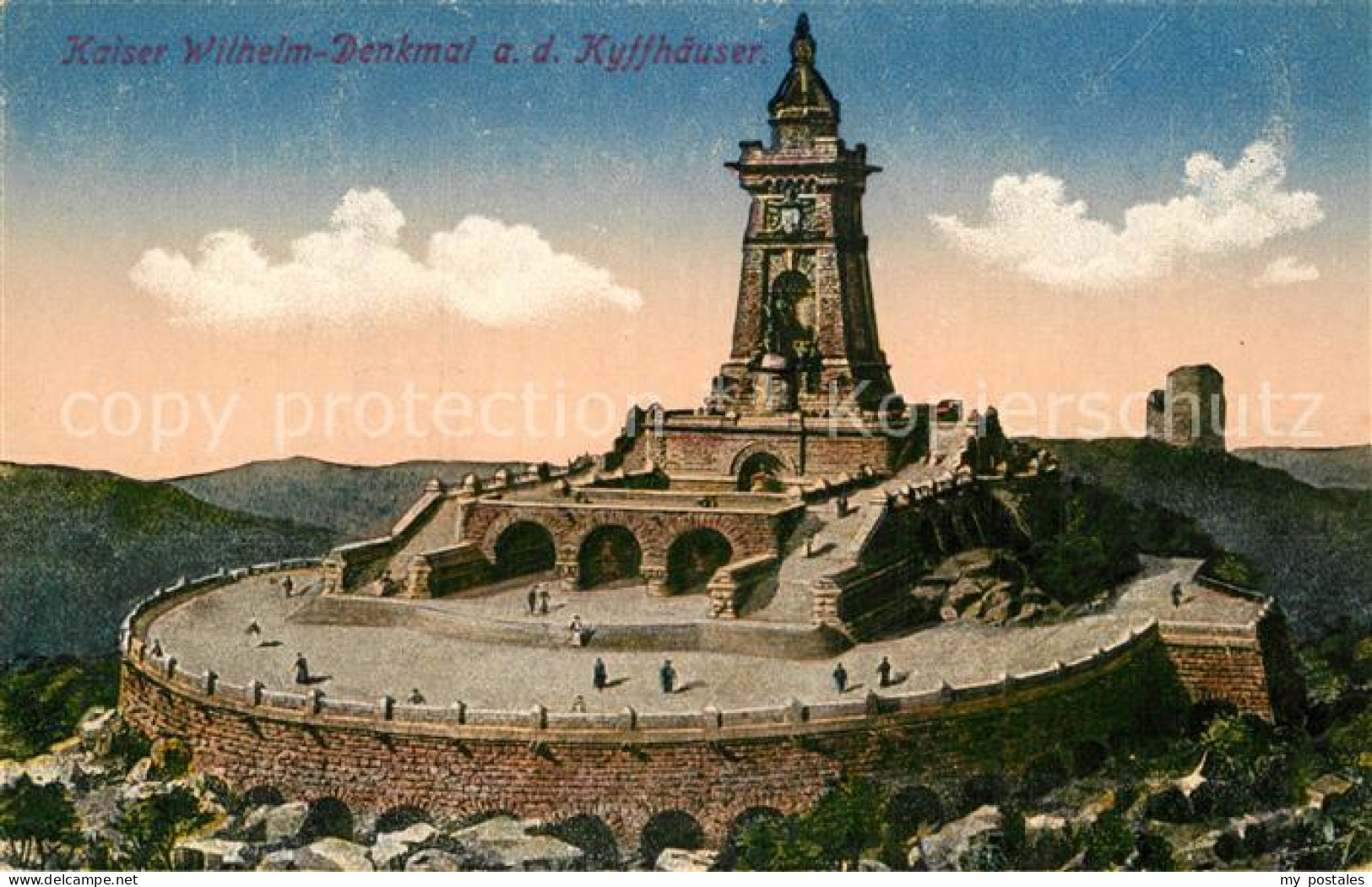 42992681 Kyffhaeuser Kaiser-Wilhelm-Denkmal Kyffhaeuser - Bad Frankenhausen