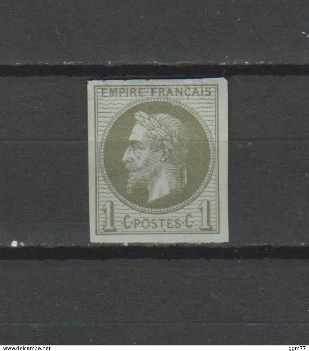 N° 7 TIMBRE COLONIES NEUF SANS GOMME DE 1871     Cote : 100 € - Napoléon III