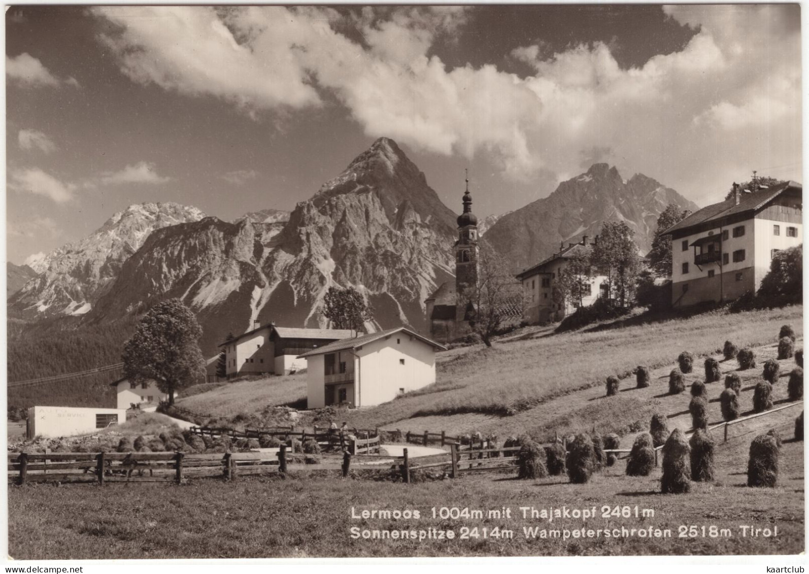 Lermoos, 1004 M Mit Thajakopf 2481 M, Sonnenspitze, Wampeterschrofen  - (Tirol, Österreich/Austria) - Lermoos