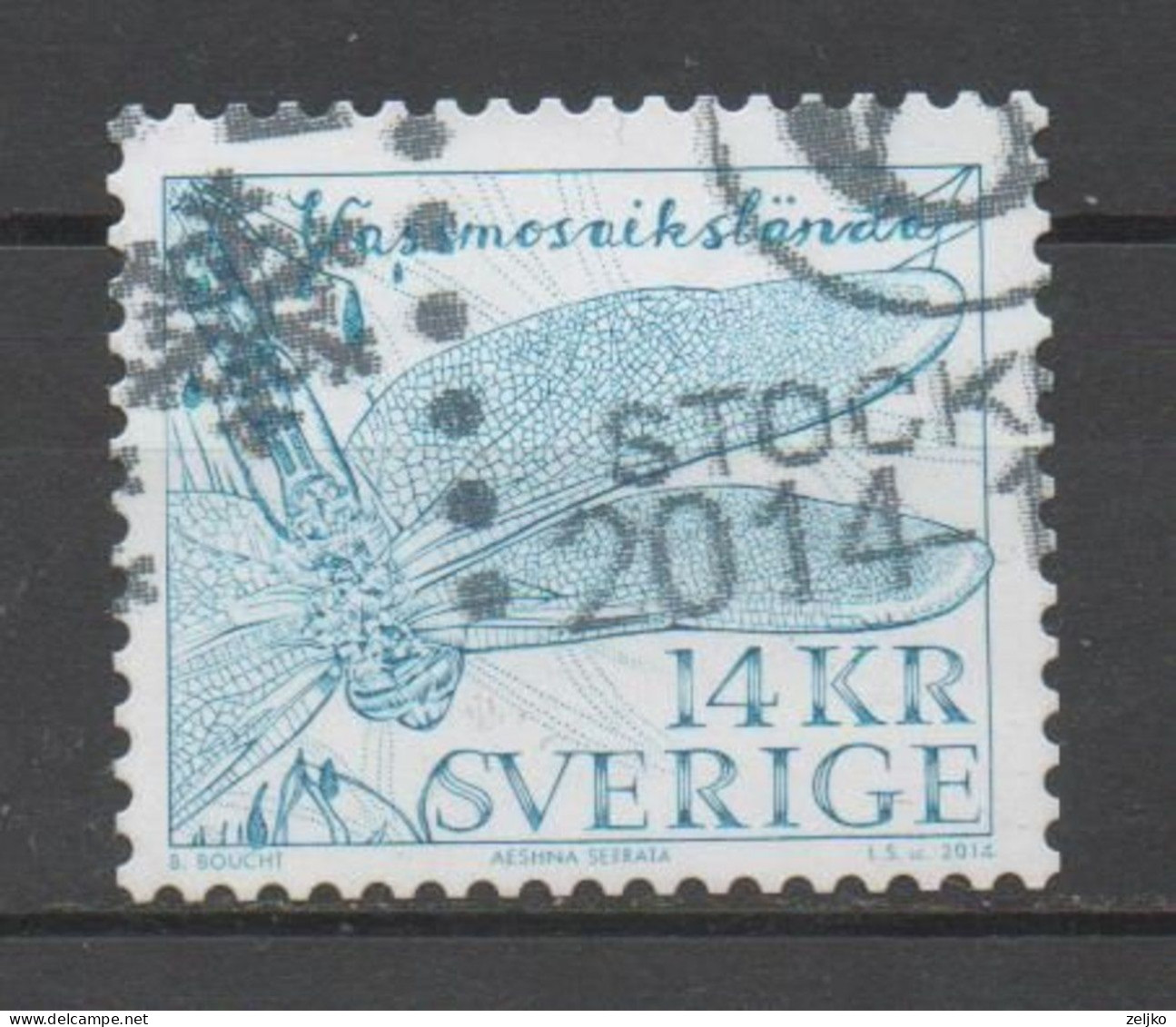 Sweden 2014, Used, Fauna, Insect - Usati