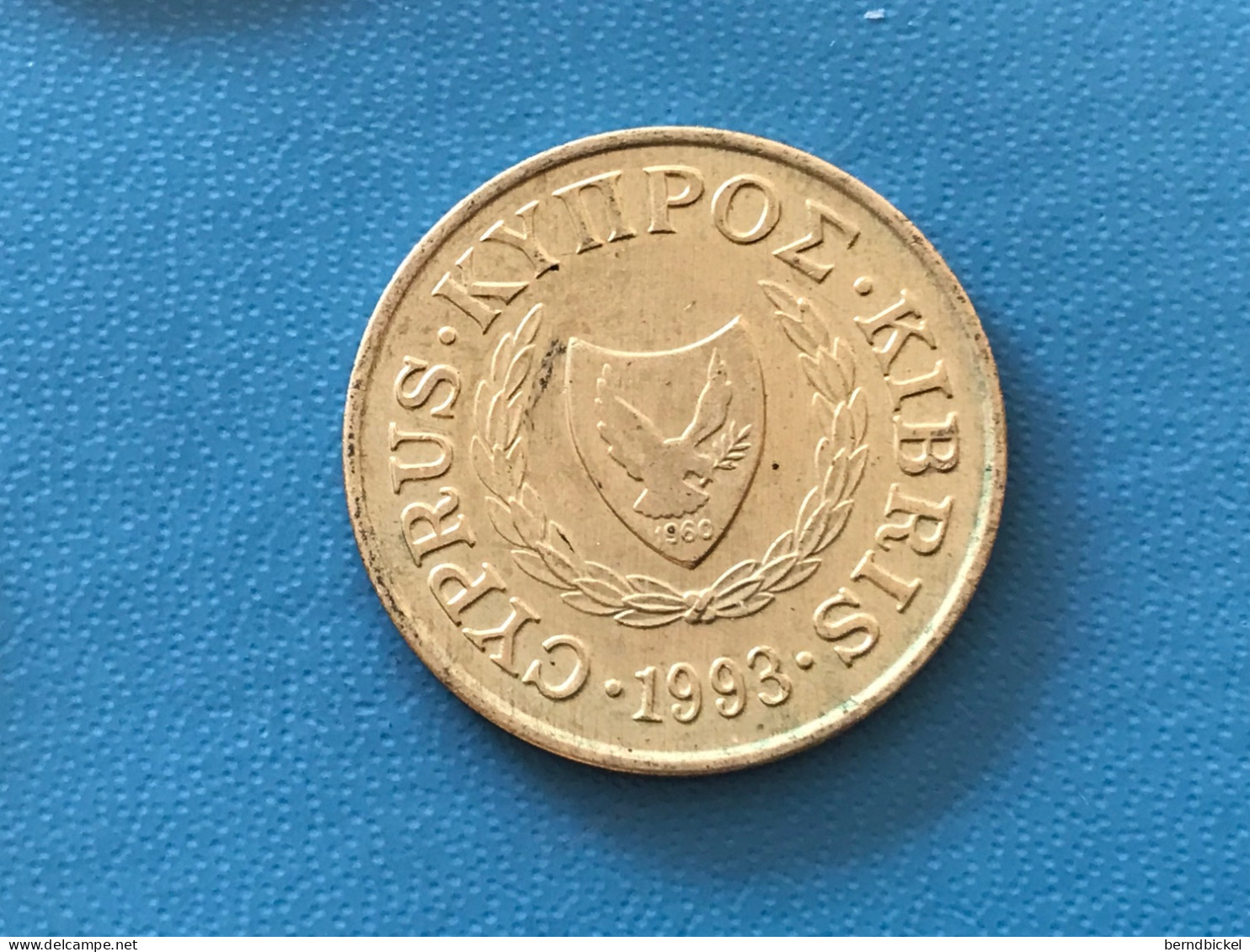 Münze Münzen Umlaufmünze Zypern 5 Cent 1993 - Chypre