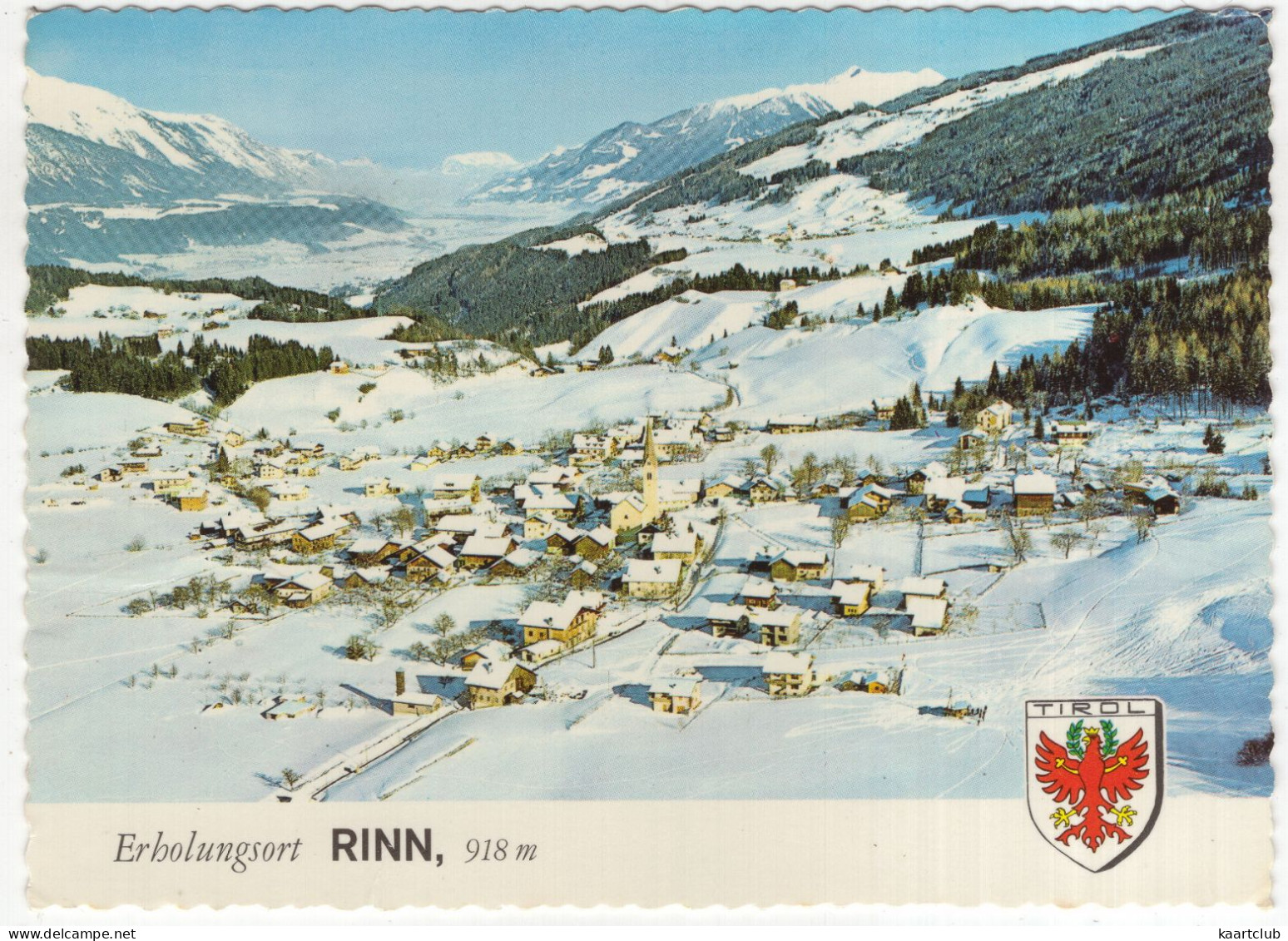 Erholungsort Rinn, 918 M - Unterinntal, Kaisergebirge Und Kellerjoch - (Tirol, Österreich/Austria) - Alpine Luftbild - Kals