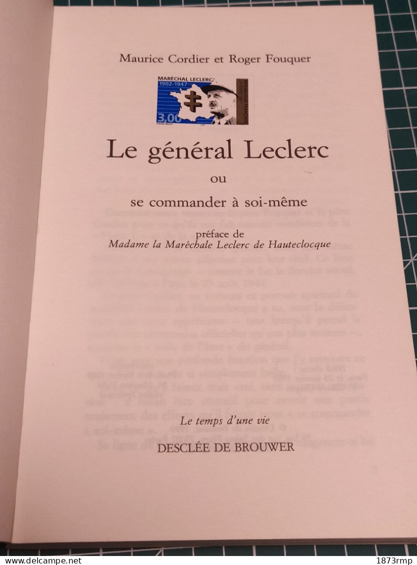 LE GENERAL LECLERC, OU SE COMMANDER A SOI MÊME - French