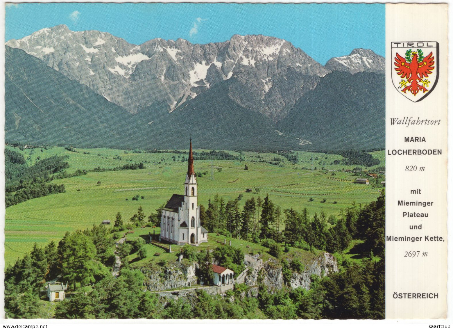 Wallfahrtsort Maria Locherboden 820 M  - Mieminger Plateau - (Tirol, Österreich/Austria) - Alpine Luftbild - Imst