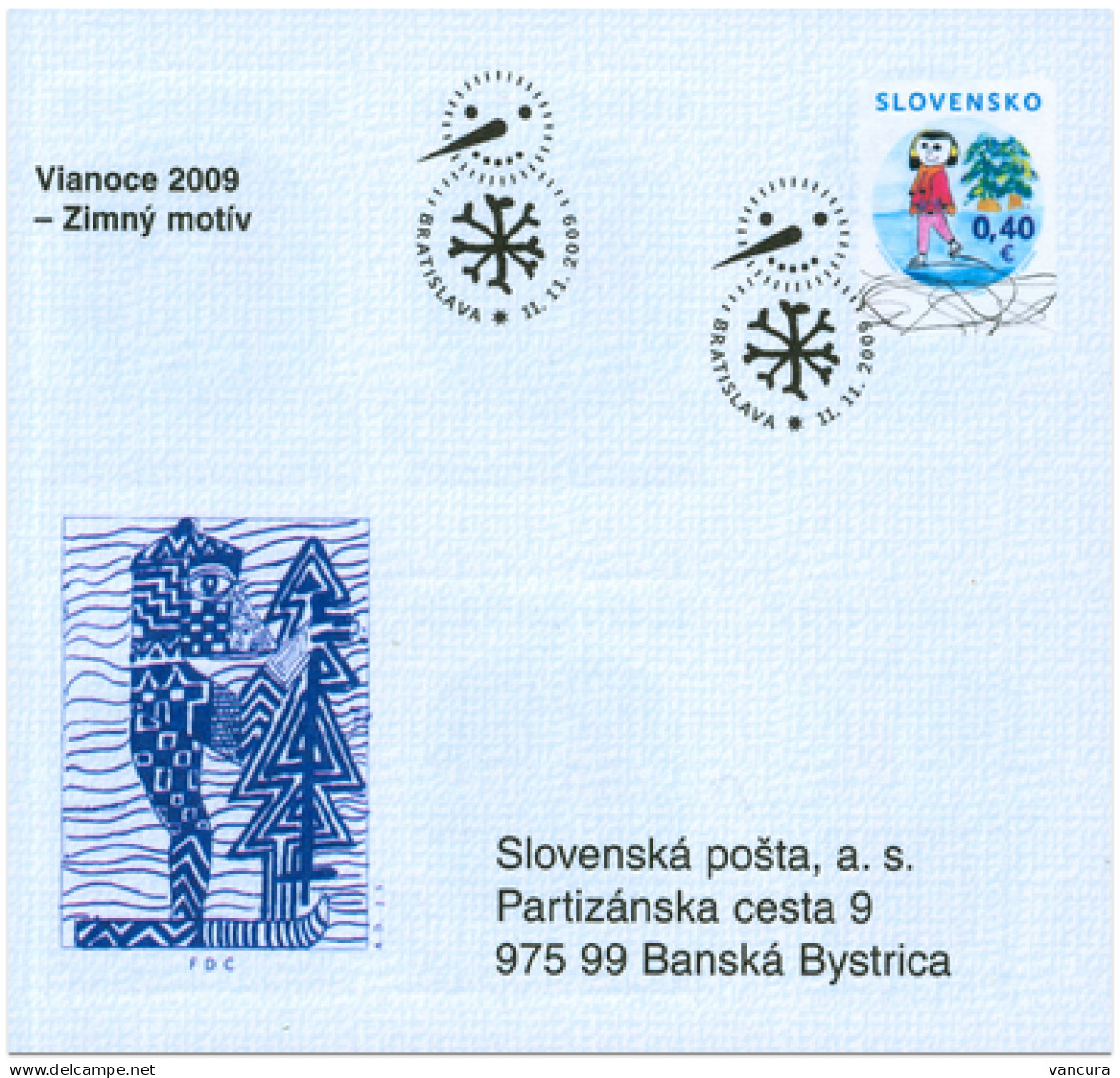 Booklet 463 Slovakia Christmas 2009 - Unused Stamps