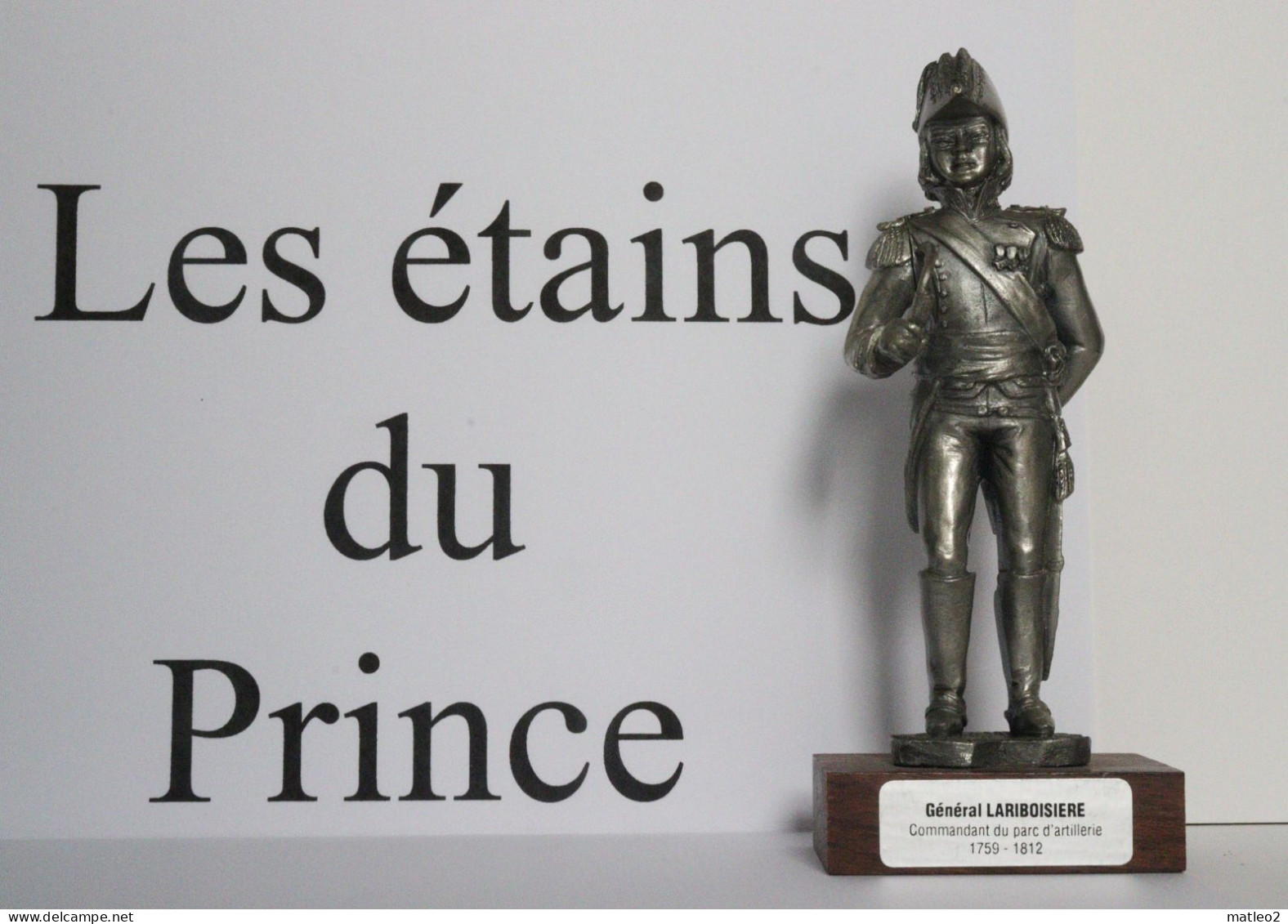 Figurine: Les étains Du Prince - Général Lariboisiere - Armee