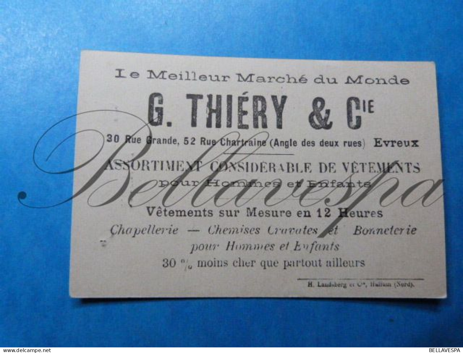 G.Thiery & Co lot x 5  prenten