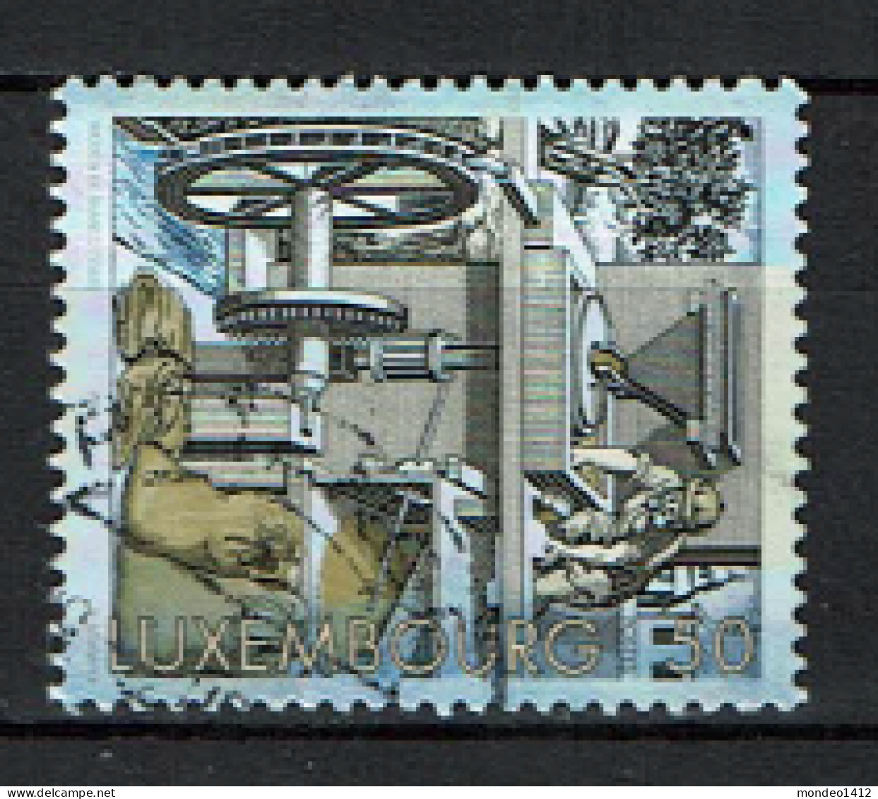 Luxembourg 1997 - YT 1380 - Watermill, Moulin à Eau, Moulin Ramelli - Used Stamps