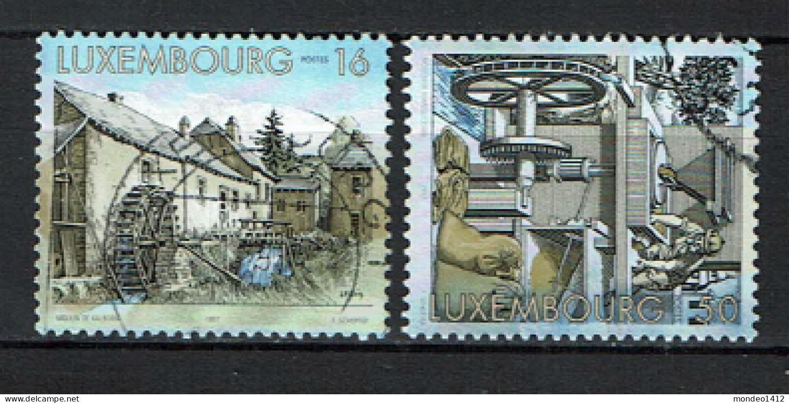 Luxembourg 1997 - YT 1380 - Watermill, Moulin à Eau, Moulin Ramelli, Moulin De Kalborn - Gebraucht