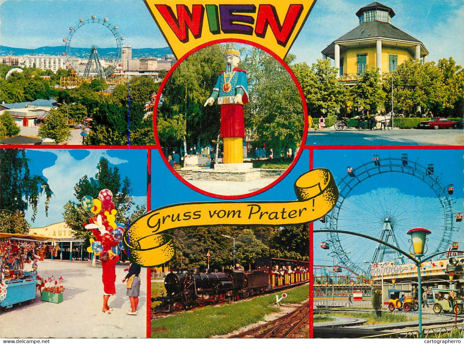 Austria Wien Gruss Vom Prater Multi View - Prater