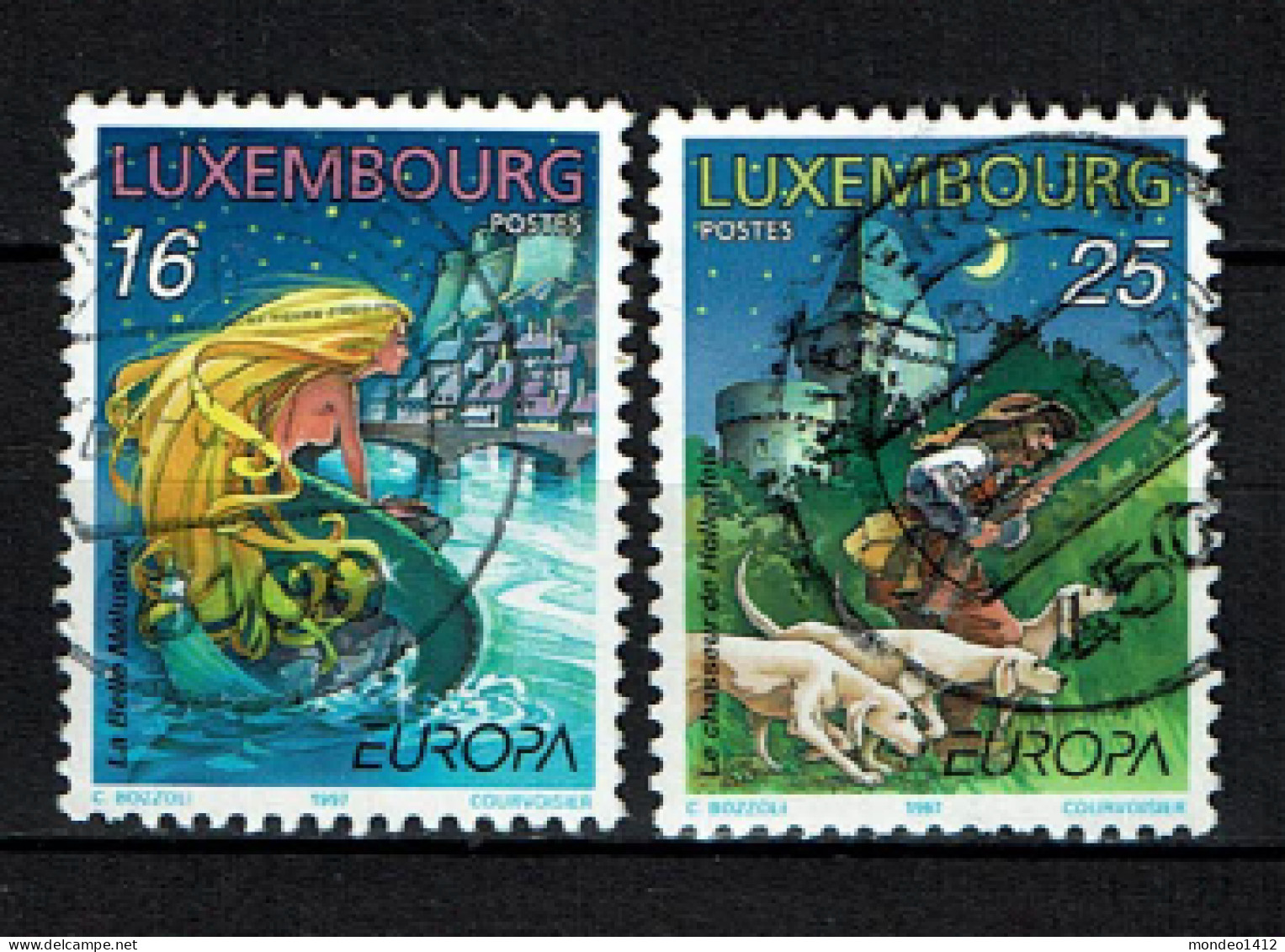 Luxembourg 1997 - YT 1368/1369 - EUROPA Stamps - Tales And Legends, Contes Er Légendes - Used Stamps